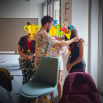 Winning team at Vinted team event