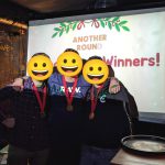 Winning team at Cobalt.io Winter Party