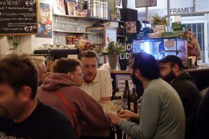 Quiz Team Discussing Answers